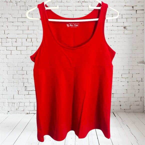 Victoria's Secret Fashion’s Best Kept Secret Red Bra Tank Top–Made in Sri Lanka - Picture 3 of 14